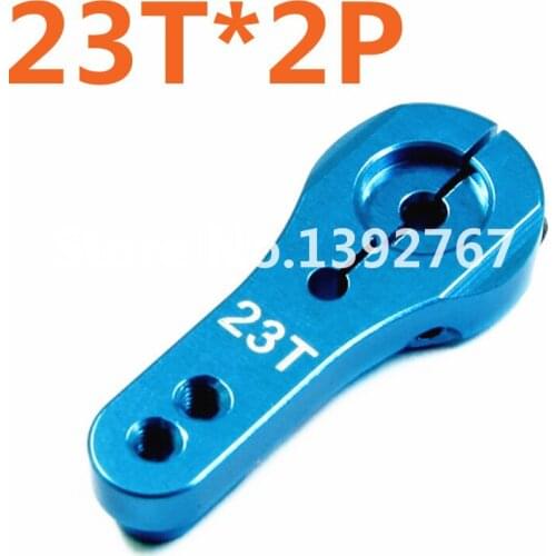 2Pcs Aluminum Alloy Servo Motor Arm Horn 23T For 1/8 1/10 Scale Models RC Car Remote Control Cars Baja HSP HPI