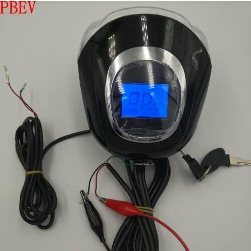 Speedometer&Battery Level Indicator&48V60v Display with Frontlight+Bluetooth Electric Bike Scooter Tricycle Mobility DIY Part