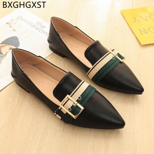 Flats Shoes Women Black Loafers Women Leather Casual Shoes Designer Slip on Shoes for Women 2021 Zapatos Mujer Chaussure Femme