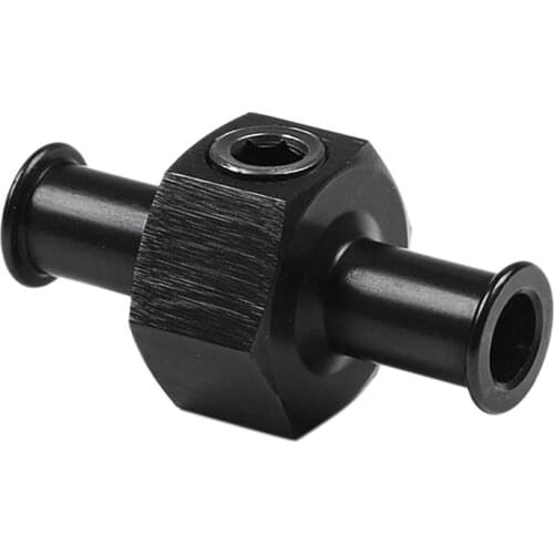 Universal Fuel Nitrous Pressure Gauge T Adapter 3/8 inch Hose 1/8 inch Npt Tee Port Red Car Tuning Parts