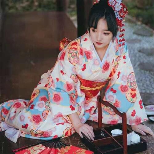 High Quality Women Japanese kimono Traditional Bathrobe Summer Fireworks kimono hombre mujer yukata