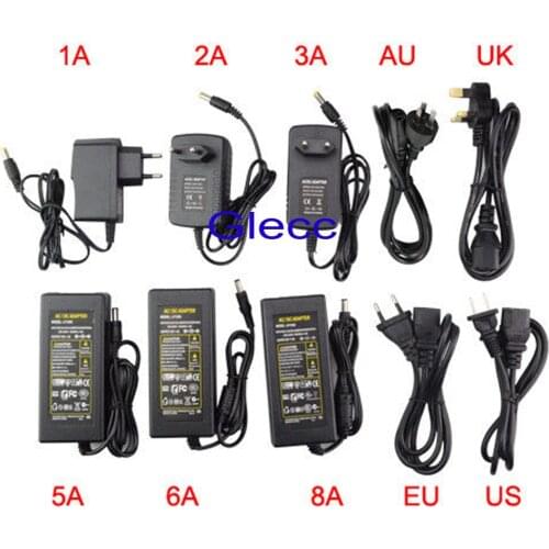 High Quality Has Power Supply DC 12 V 1A 2A 3A 5A 6A 7A 8A 10A Led Transformer For 5050 5730 2835 3014 5050 Has Led Strip Lights