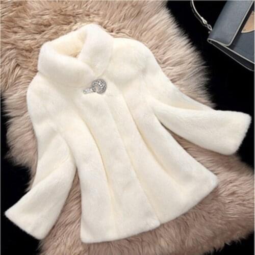 Xulanbaby Fur Coats With Collar