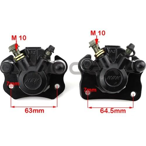 Rear Hydraulic Disc Brake Caliper System / Pads 50cc 70cc 90cc 110cc 125cc 150cc 200cc 250cc ATV Quad Bike Go Kart Buggy