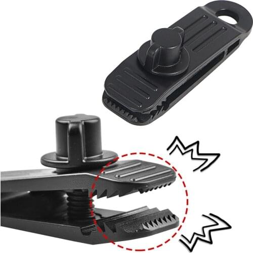 5PCS/Lot Tarp Clips Heavy Duty Lock Grip, Tarp Clamps Heavy Duty, Shark Tent Fasteners Clips Holder for Outdoor Camping