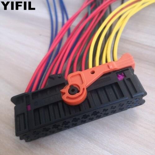 1PCS 28 Pin Female Security Guard Against Theft Defensive Alarm Anti Theft Connector Plug With Wire Harness Pigtail 1K0937702C