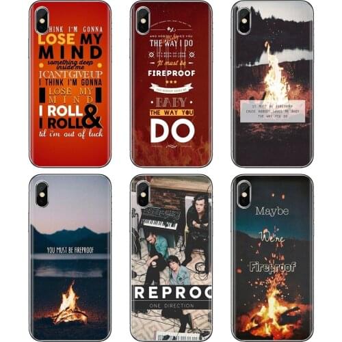 1D-lyrics-C-Fireproof-One-Direction For Xiaomi poco X3 nfc F2 Pro M3 Mi 5X 6X Max Mix 1 2 2S 3 Mi5 Mi6 Mi3 Mi4 Soft Covers