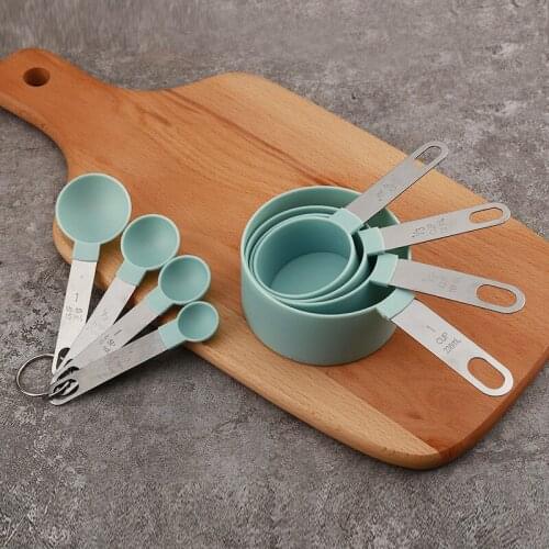 4Pcs/Set Multi-Purpose Measuring Spoons/Cup Baking Accessories Flour Salt Measuring Tools Stainless Steel Handle Kitchen Gadgets