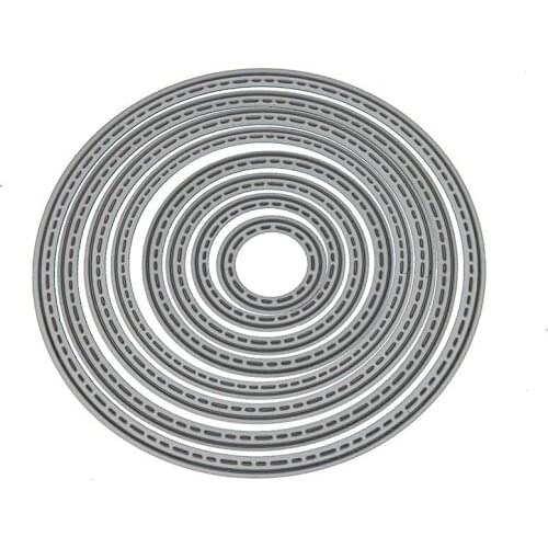 8pc Professional Circles Metal Cutting Dies Stencils For Diy Scrapbooking/Photo Album Decorative Embossing Diy Paper Cards