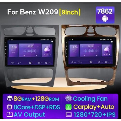 MEKEDE 8”IPS screen Android8.1 Car multimedia gps player For Mercedes Benz C-Class W203 C200 C320 C350 CLK W209 2002-2005