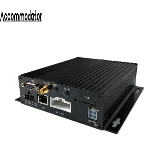 Dual SD Card 1080P 4 Channel CCTV Vehicle DVR Car gps