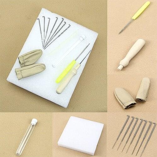 JX-LCLYL Felting Starter Set Wool Felt Tool Kit Mat + Needles + Accessories for Craft DIY