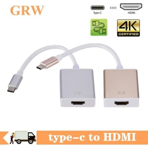 USB 3.1 To HDMI USB C TO HDMI Adapter Cable USB 3.1 To HDMI Switch Cable Converter for Type C Device Hot sale USB Type C TO HDMI