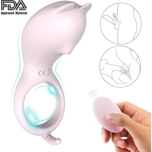 9 Mode Speed Remote Control Penis Rings Soft Silicone Wireless Cock Ring Vibrator For Men Gay Adult Sex Toys For Couple