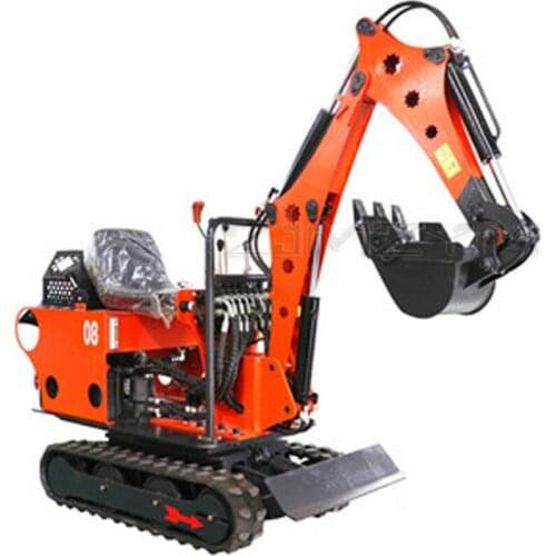HK-08 mini excavator agricultural orchard engineering hook machine multifunctional excavator hook machine 0.02m² Bucket capacity