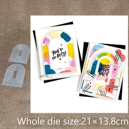 XLDesign Craft Metal stencil mold Cutting Dies Linear door frame scrapbook die cuts Album Paper Card Craft Embossing