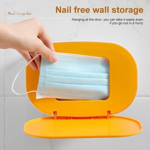 Multifunctional Wet Tissue Box Mask Storage Box Dust-proof with Lid Desktop Coffee Table Storage Box Tissue Napkin Tray Home