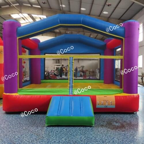 Free air shipping to door,cheap Bounce house, 4x4m backyard inflatable jumper/good quality bounce house
