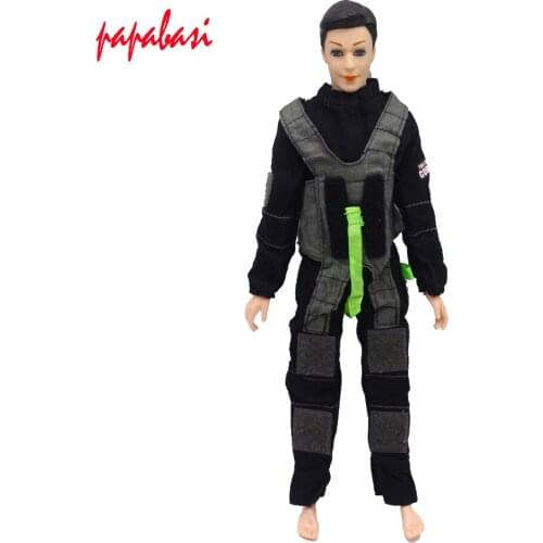 1Pcs Soldier Clothes Outfit For 1/6 barbiee doll Boy Male Ken Boy friend Doll Clothes G027