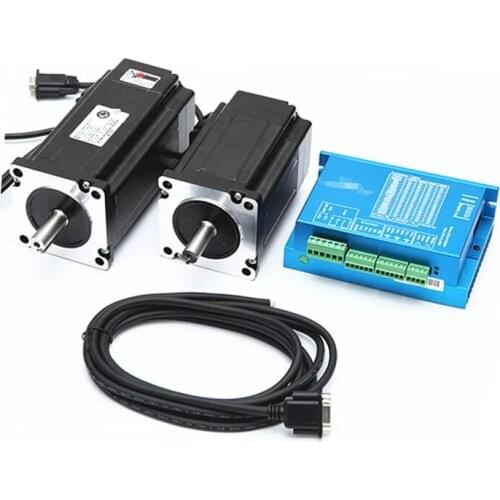 Nema 34 12N.m 8.5N.m 4.5N.m Closed Loop Stepper Motor Kit Servo Driver HBS860H + 86HB250 86 2 Phase Stepper Motor + Coding line
