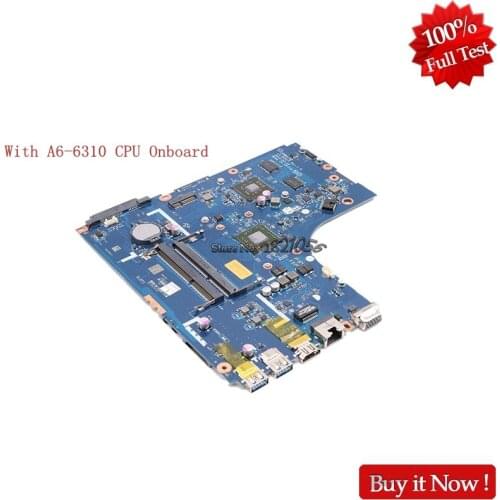 Nokotion ZAWBA/BB LA-B291P Main board For Lenovo B50-45 Laptop Motherboard With A6-6310 CPU Onboard