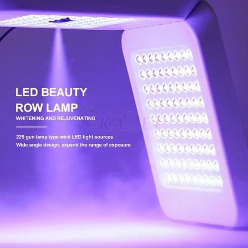 New Design Spray LED Facial Mask Photon Therapy Anti-Acne Wrinkle Removal Skin Rejuvenation Face Skin Care Tools