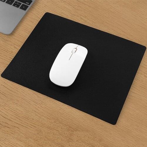 Mouse Pad PU Leather Anti-Slip Gaming Mousepad Waterproof Anti-Scratch Single Side Computer Mice Mat for PC Laptop Desktop
