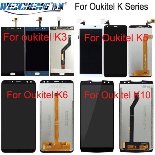 100% Tested LCD For OUKITEL K3 K5 K6 K10 LCD Display+Touch Screen Digitizer Assembly Digitizer For OUKITEL K3 K5 K6 K10+Tools