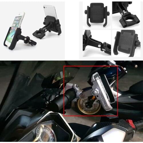 SEMSPEED Universal Motorcycle Mobile Phone Holder Stand For YAMAHA MT 03 MT 07 MT 09 MT03 TMAX500 For BMW R1200GS ADV150 TMAX530