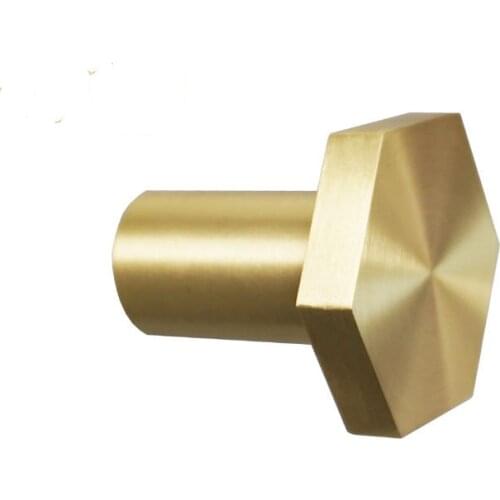 Modern Brass Wall Hook Coat Hooks for Bathroom Clothes Hook Gold Towel Hook Kitchen Furniture Hardware