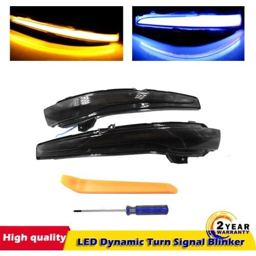 For Mercedes Benz LED dynamic Turn Signal Light C Class W205 E W213 S W222 scroll Side Mirror Flashing Light Repeat