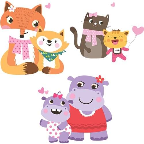 Three Ratels QMH21A loving family wall stickers for kids Dear mom wall sticker home decoration living room