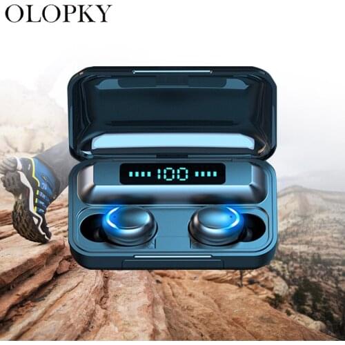 TWS Bluetooth Earphone 8D Wireless Headphones True Stereo Touch Earbuds Touch HIFI Sports Headset With Mic 2200mAh Charging Case