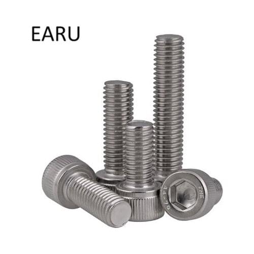 Stainless Steel 316 DIN912 Standard Hexagon Hex Socket Cup Head Screws Bolts M10*16/20/25/30/40/45/50-150mm