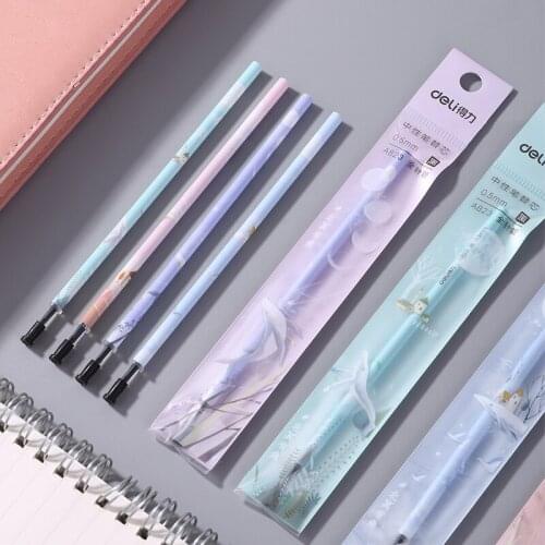 High quality elegant 0.5mm school office stationery black neutral all needle replacement refill, high-grade refill 20 pcs