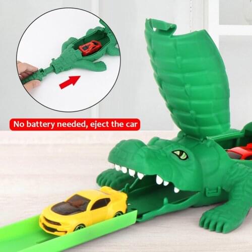 Funny DIY Toys Model Set Racing Bend Car Flexible Track Car Children Portable Interactive Present for Child Gift