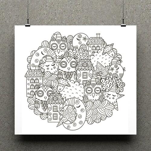 ZhuoAng Demon ghost Stamps For DIY Scrapbooking/Card Making Decorative Silicon Stamp Crafts