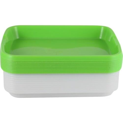 10Sets Double-Layer Seed Germination Seedling Tray Hydroponic Basket Flower Plant Sprouting Tray