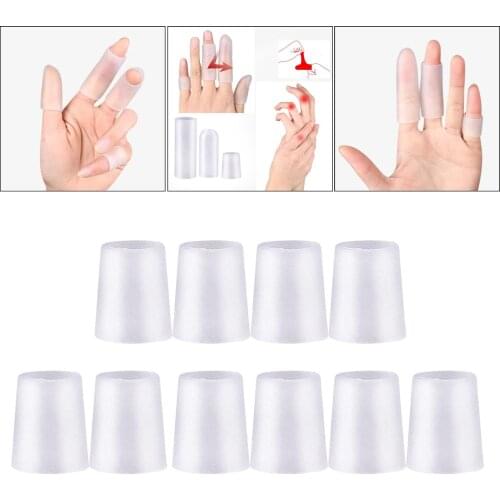 10x Soft Reusable Sleeves Fingers Toe Cushion Toe Separators for Calluses