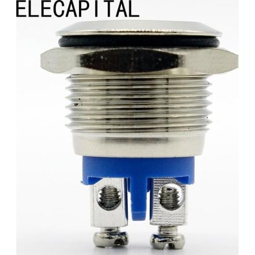 16mm Start Horn Button Momentary Stainless Steel Metal Push Button Switch Hot Worldwide