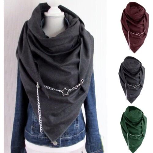2021 Women Cashmere Winter Scarf Knit Pashmina Bandana Plaid Female Warm Scarves Blanket Shawls And Wraps Bufanda
