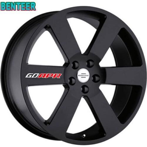 4pcs car rim sticker car Exterior decoration sticker For volkswagen VW audi sline