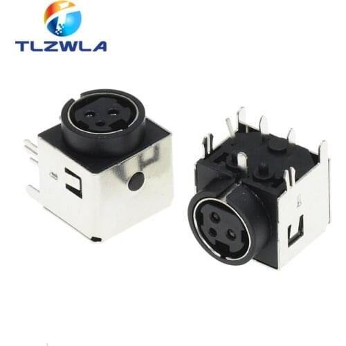 5PCS MPC-3-02 Mounting Female DIN 3 Jacks S-video Adapter Sockets S Terminal