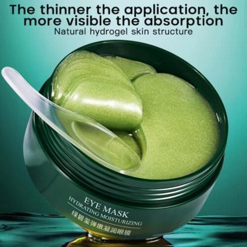 60pcs/box Eye Film Moisturizing Eye Sleeping Mask Golden Eye Patch Remover Dark Dircles Eye Skin Care TSLM1
