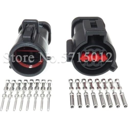 8 Hole Automotive Sealed Connector Waterproof Car Female Male Electrical Cable Sockets