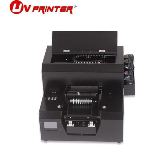 A4 size uv printer for acrylic/metal/glass/wood/plastic/mobile phone case printing 6-color split ink cartridge