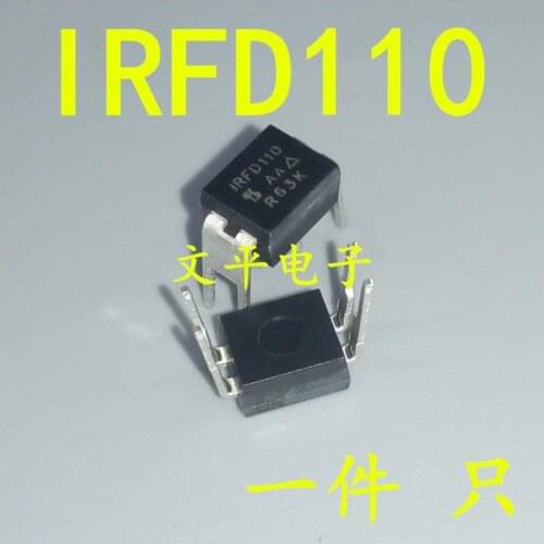 Free Shipping 100pcs/lot IRFD110 IRFD110 FD110 DIP-4 New original stock