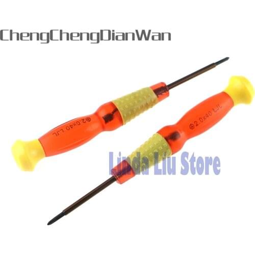 ChengChengDianWan 2.0mm Cross Head Precision Screwdriver + screw driver Cell Phone DIY Opening Tool for ps2 ps3 controller