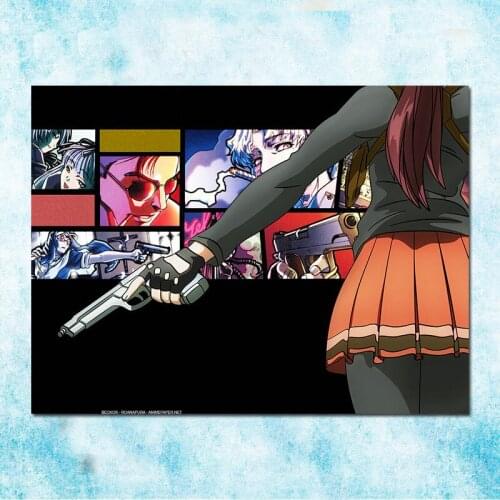 Black Lagoon Hot Game Art Silk Poster Canvas Print 13x18 24x32 Inch-003