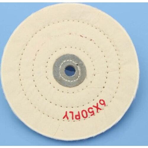 1pcs Flannel Polishing Wheel Cloth Lint Buffing Wheel 150mm Buffer Mirror Polish Felt Polishing Wheel Disc Pad Abrasive Tools